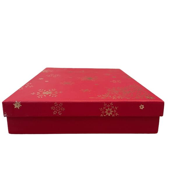 WATERFORD Crystal Christmas Tree Candy Dish Tray in Holiday Red Gift Box NEW - Picture 8 of 16